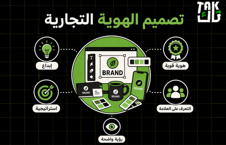 تصميم الهوية التجارية: دليلك الشامل لبناء علامة تجارية لا تُنسى